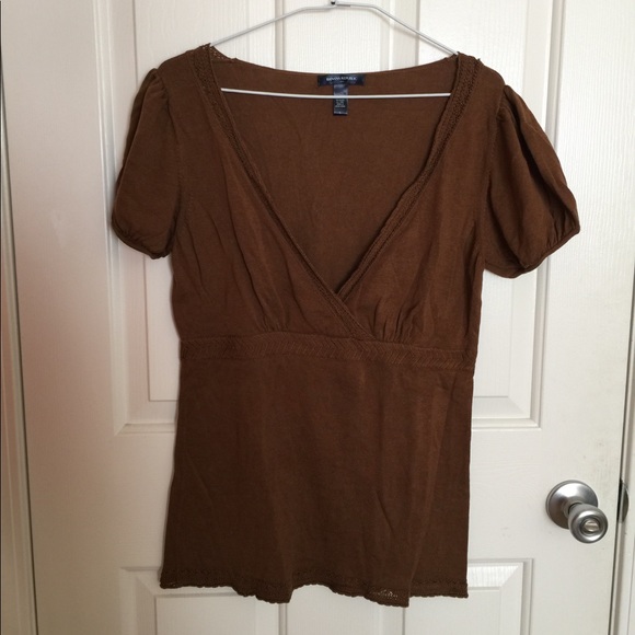 Banana Republic Tops - Banana republic brown top